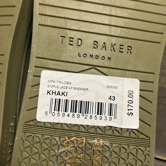 Ted Baker Green Sneakers Classic Design - Picture 7 of 7